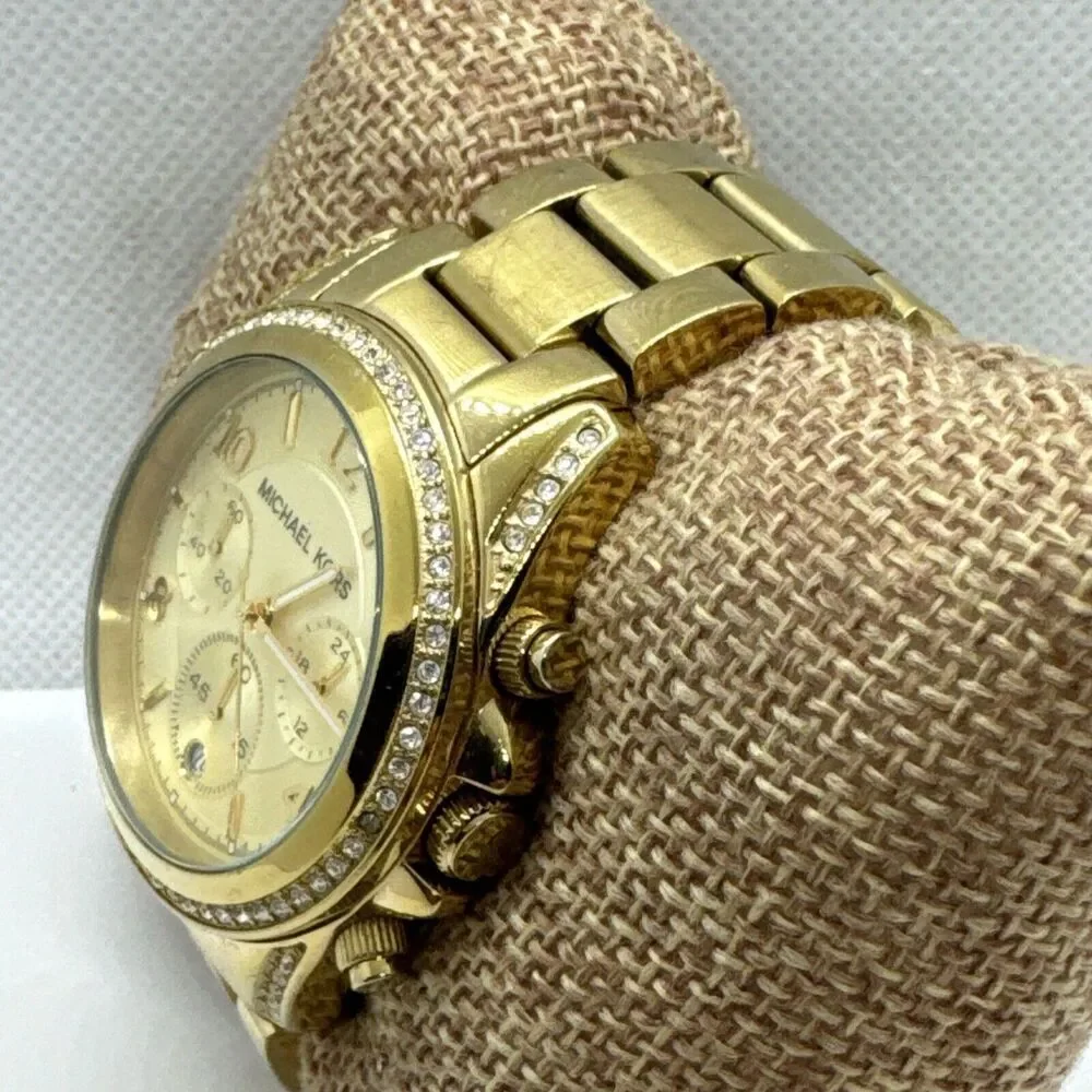 Michael Kors Blair MK5166 Women's Gold Stainless Steel Analog Dial Watch JNA591